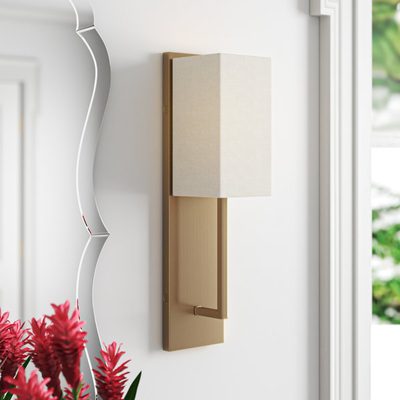 Kaitlin 1-Light Dimmable Armed Sconce