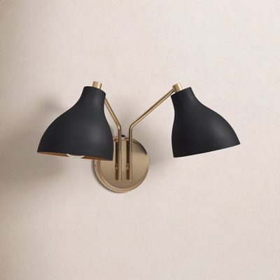 Elyse 17.5" 2-Light Dimmable Armed Sconce
