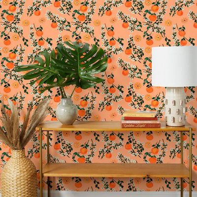 Arance Dolci Wallpaper by Carly Beck – Orange
