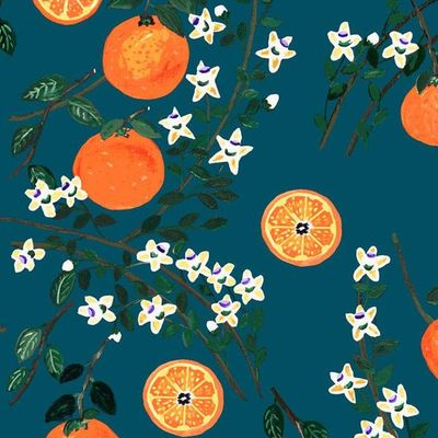 Arance Dolci Wallpaper by Carly Beck – Peacock
