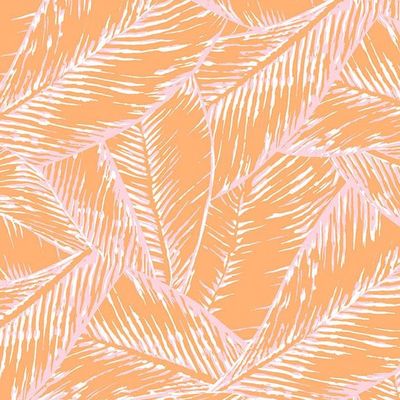 Best Fronds Wallpaper by Wallshoppe – Creamsicle