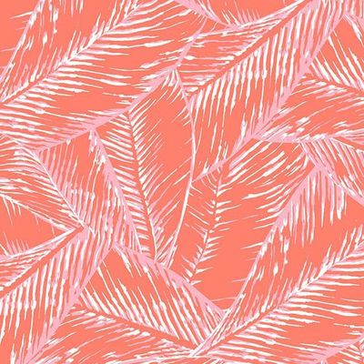 Best Fronds Wallpaper by Wallshoppe – Retro Red