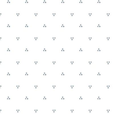 Dainty Dot Wallpaper by Sugar Paper – French Blue On White