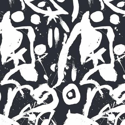 El Quijote Wallpaper by Chris Benz – Black