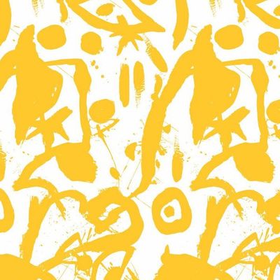 El Quijote Wallpaper by Chris Benz – Yellow