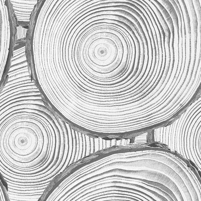 Faux Bois Wallpaper by Nathan Turner – Grey