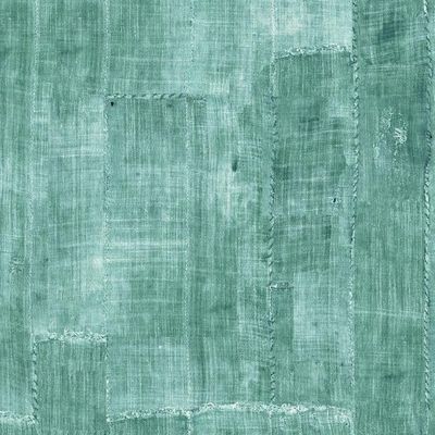 Lafayette Patchwork Wallpaper by Chris Benz – Teal