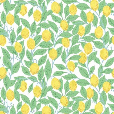 Lemons Wallpaper by Nathan Turner – White