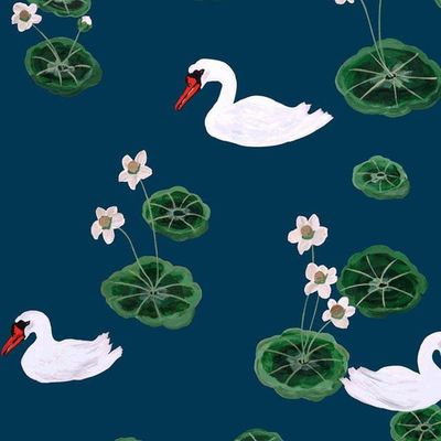 Lily Pad Lake Wallpaper by Carly Beck – Peacock
