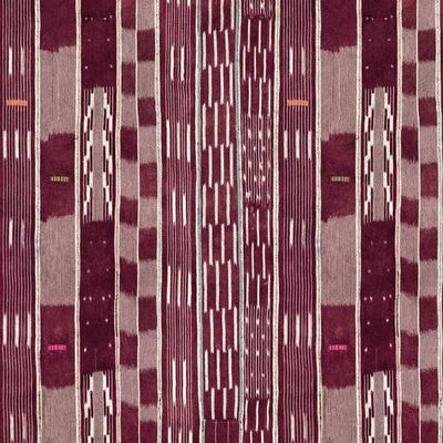 Large Madison Stripe Wallpaper by Chris Benz – Aubergine