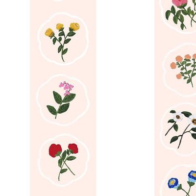 Montaigne Stripe Wallpaper by Carly Beck – Peach