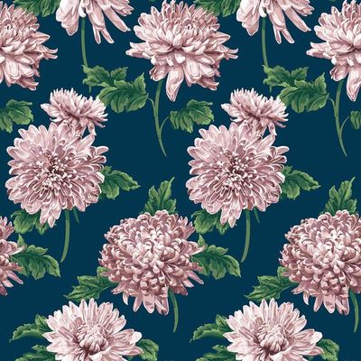 Mums for Marion Small Wallpaper by Sarah Jessica Parker – Navy