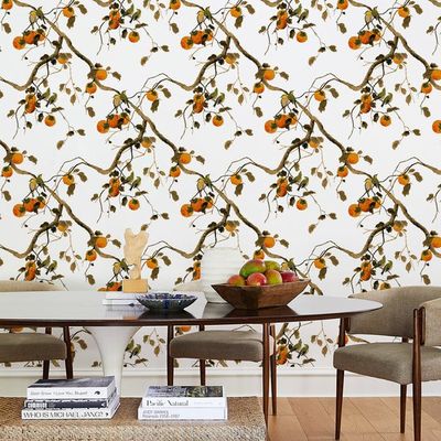 Persimmon Birds Wallpaper by Nathan Turner – Persimmon