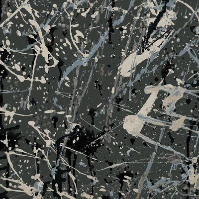 Pratt Paint Wallpaper by Chris Benz – Charcoal
