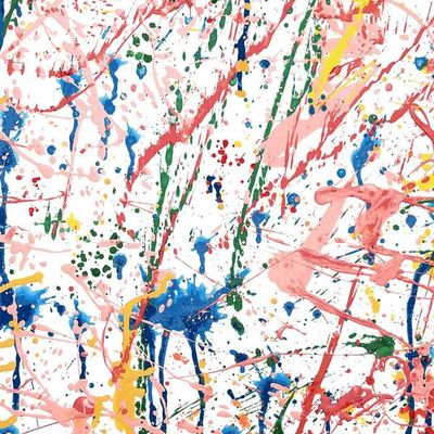 Pratt Paint Wallpaper by Chris Benz – Rainbow