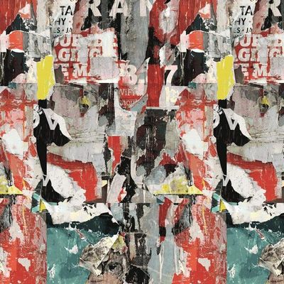 Sidewalk Wallpaper by Chris Benz – Red