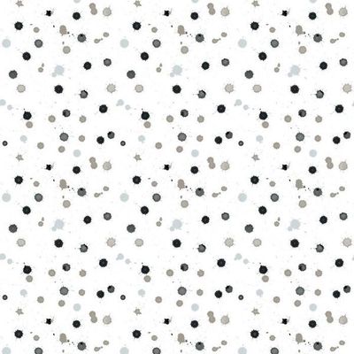 Splattered Wallpaper by Nathan Turner – Black / Neutral