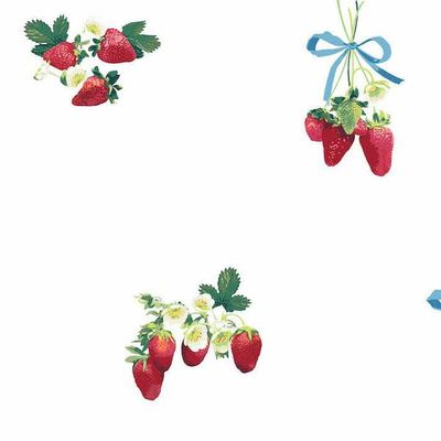 Strawberry Is My Jam Wallpaper by Nathan Turner – White