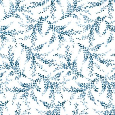 Sweet Caroline Wallpaper by Wallshoppe – Blue