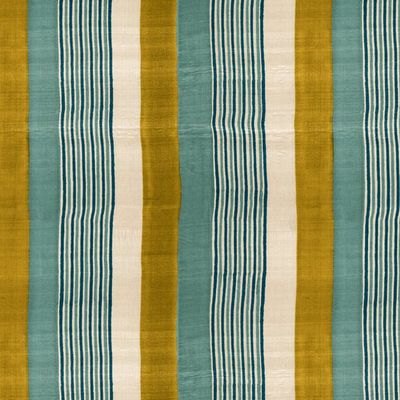 Tent Stripe Large Wallpaper by Chris Benz – Mustard