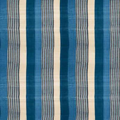 Tent Stripe Small Wallpaper by Chris Benz – Blues