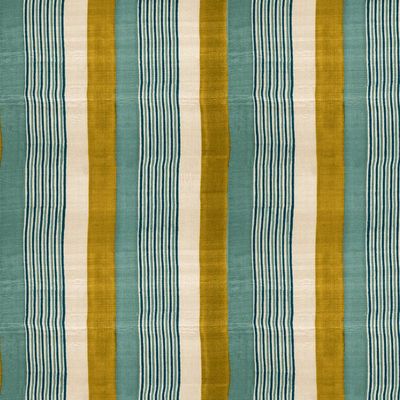 Tent Stripe Small Wallpaper by Chris Benz – Mustard