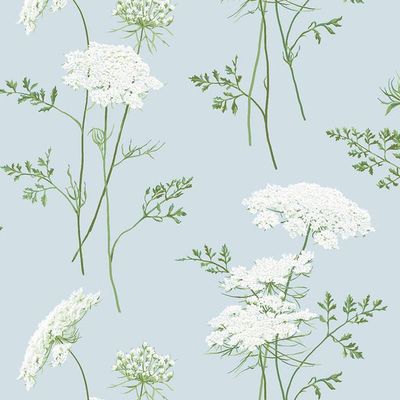 The Queens Lace' Wallpaper by Sarah Jessica Parker – Misty Blue