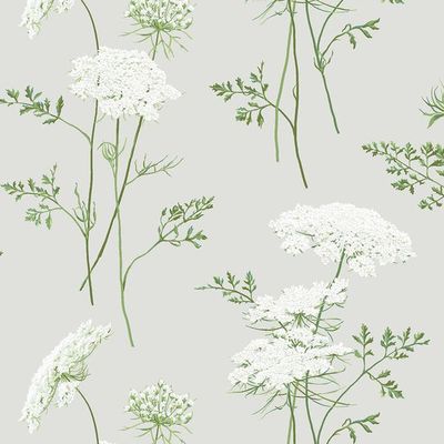The Queens Lace' Wallpaper by Sarah Jessica Parker – Silver