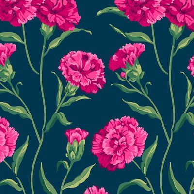 Townhouse Wallpaper by Sarah Jessica Parker – Punch on Navy