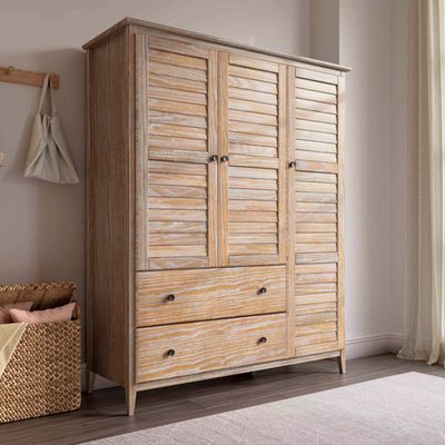 Grain Wood Greenport 59.5" Solid Wood Armoire