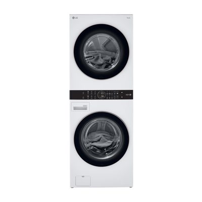 LG Single Unit Front Load WashTower, 4.5 cu. ft. Washer and 7.4 cu. ft. Electric Dryer