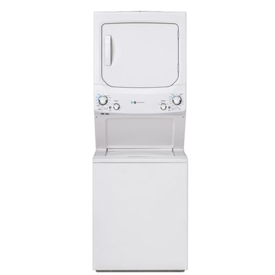 GE 3.9 cu. ft. Washer and 5.9 cu. ft. Electric Dryer Laundry Center