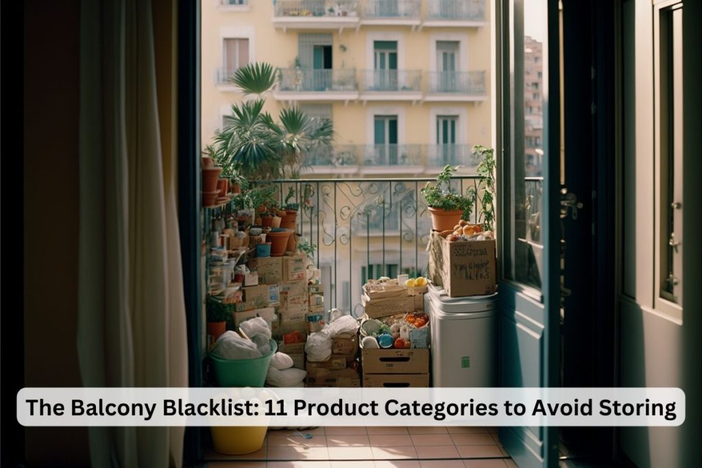 The Balcony Blacklist: 11 Product Categories to Avoid Storing