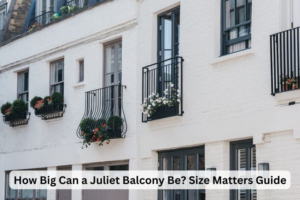How big can a Juliet balcony be