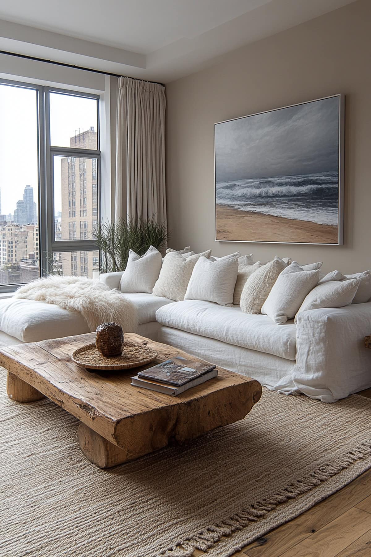 Beige Aesthetic Apartment - Beige Apartment Aesthetic Living Room 01