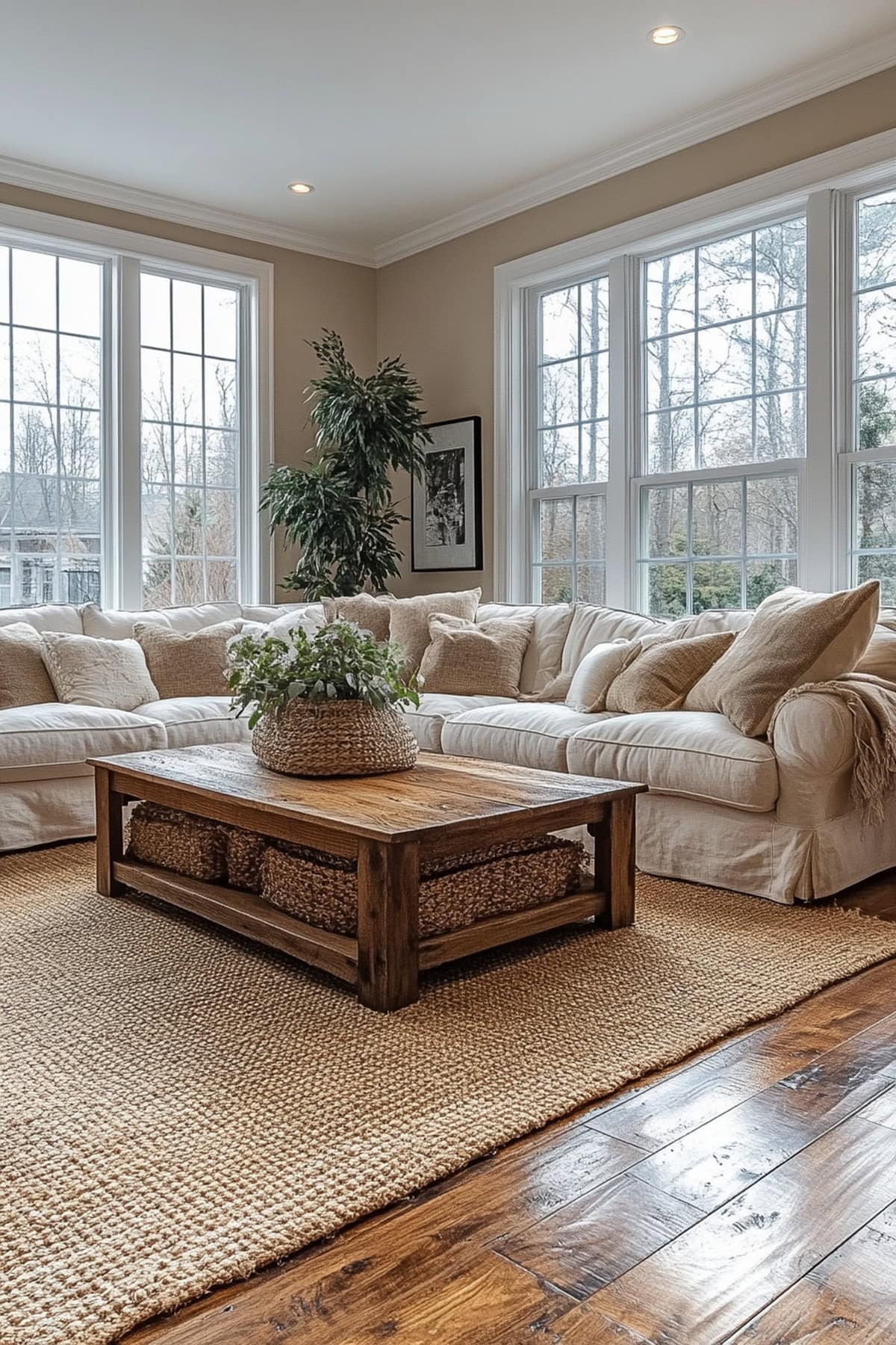 Beige Aesthetic Apartment - Radiant Hardwood Floors 02