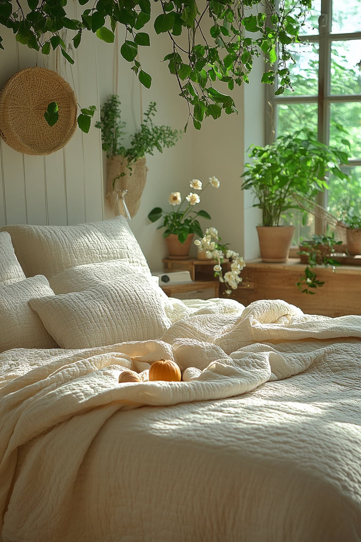 Beige Aesthetic Apartment - Snuggly Bed Linens 01