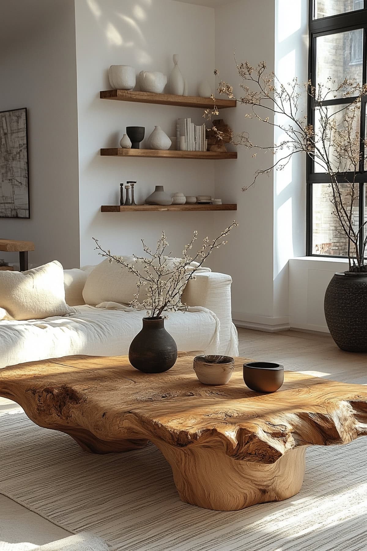 Beige Aesthetic Apartment - Whimsical Wood Furnishings 01