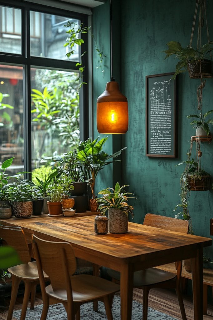 Forest Green Apartment Aesthetic Perfect for Nature Lovers