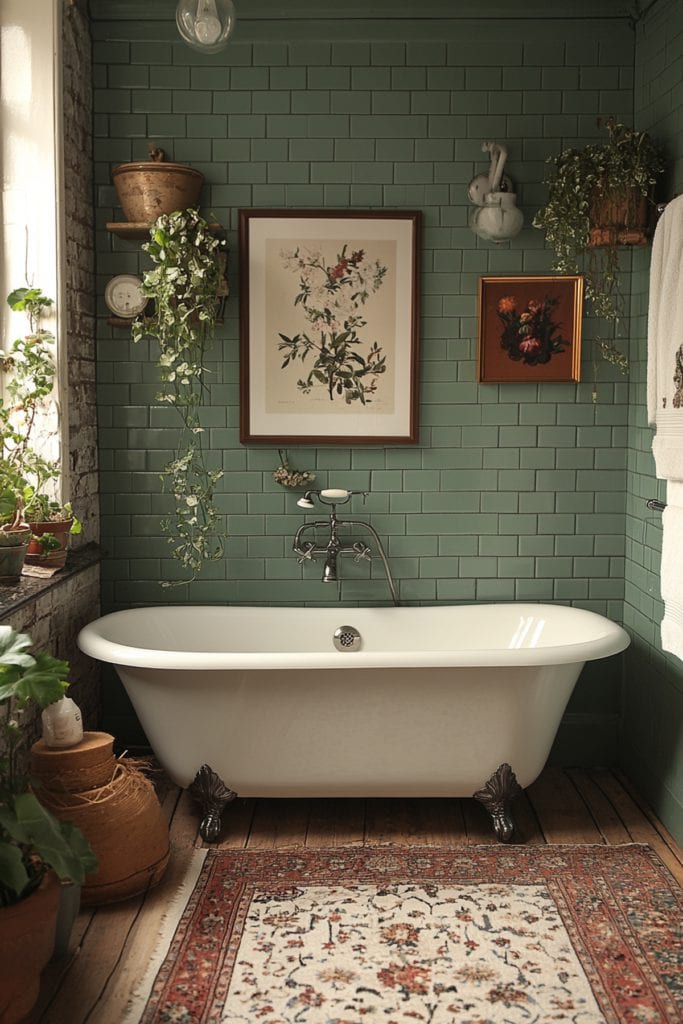 Forest Green Apartment Aesthetic Perfect for Nature Lovers