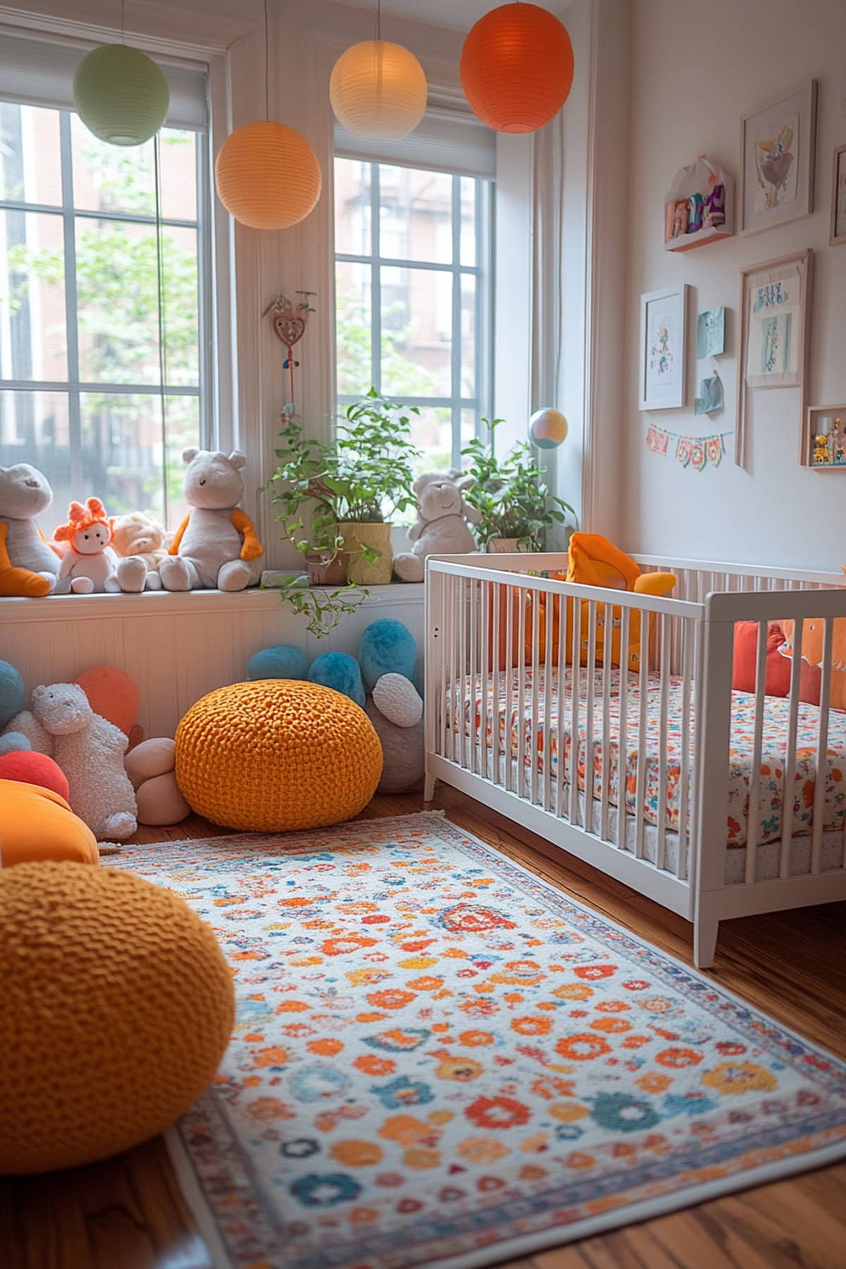 Eclectic Ivory Apartment Nursery - 02