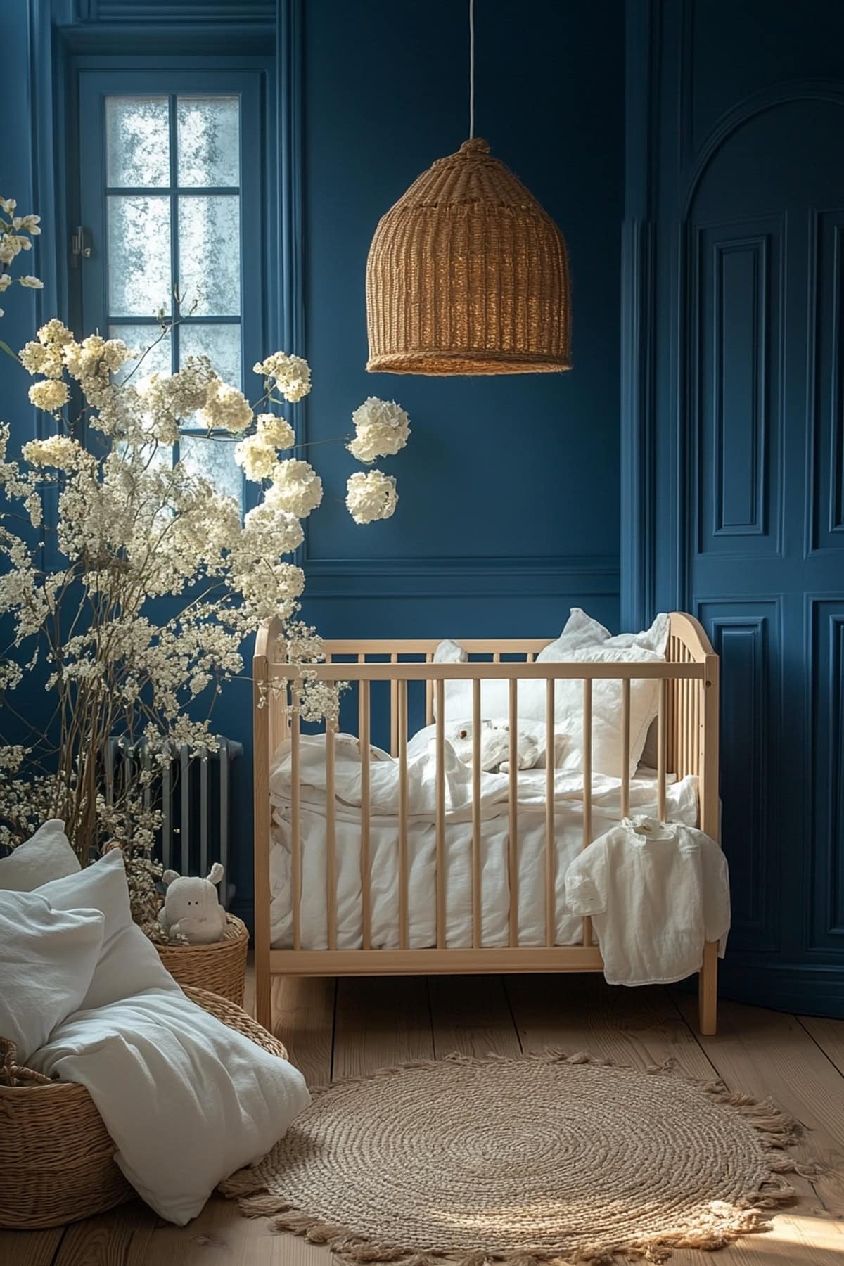 Scandinavian Dark Blue Nursery 02