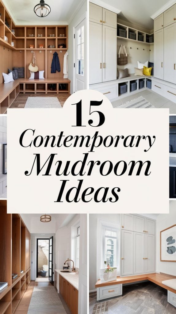 15 Stunning Contemporary Mudroom Ideas for a Stylish Entryway