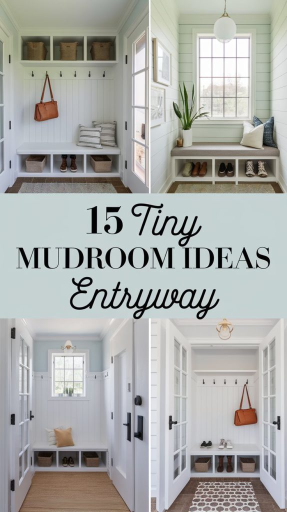 15 Creative Tiny Mudroom Entryway Ideas for Small Spaces