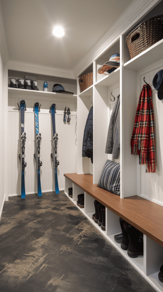 10 Stylish Mudroom With ski Storage Solutions