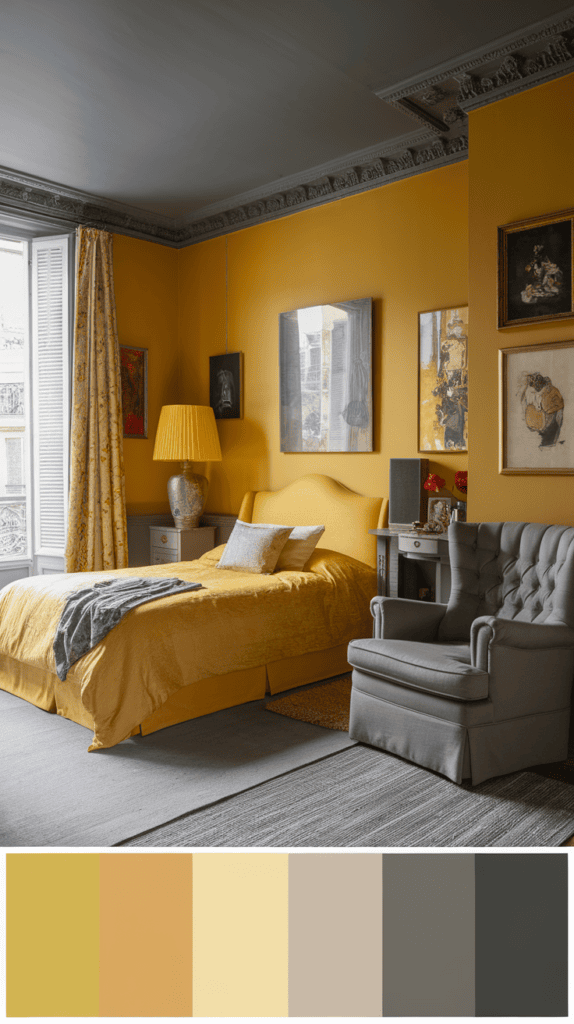 10 Stunning Parisian Yellow Bedroom Ideas to Brighten Your Space
