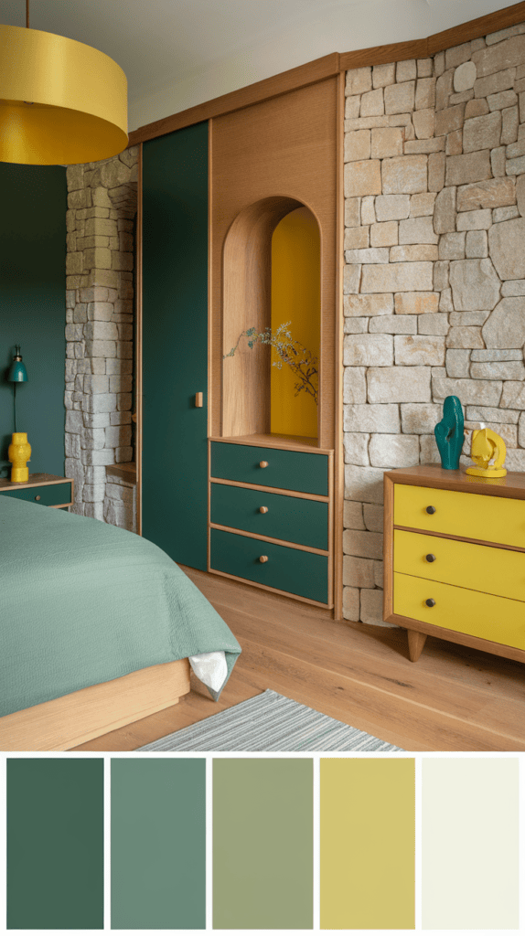 10 Stunning Emerald and Yellow Bedroom Ideas for a Cozy Retreat