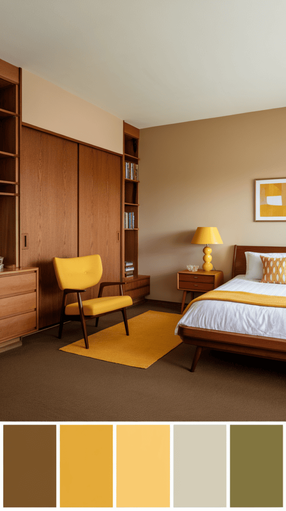 10 Yellow Midcentury Bedroom Ideas to Inspire Your Space