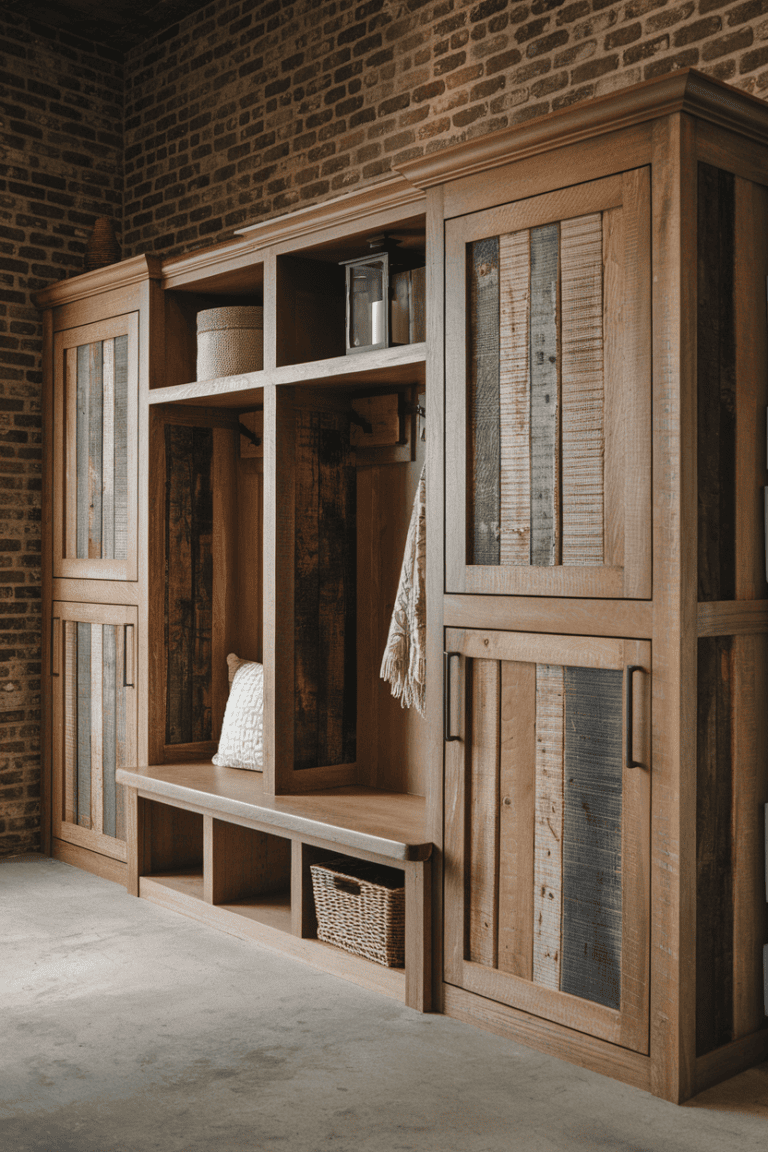 Rustic Mudroom Furniture: Crafted Timeless Storage Solutions