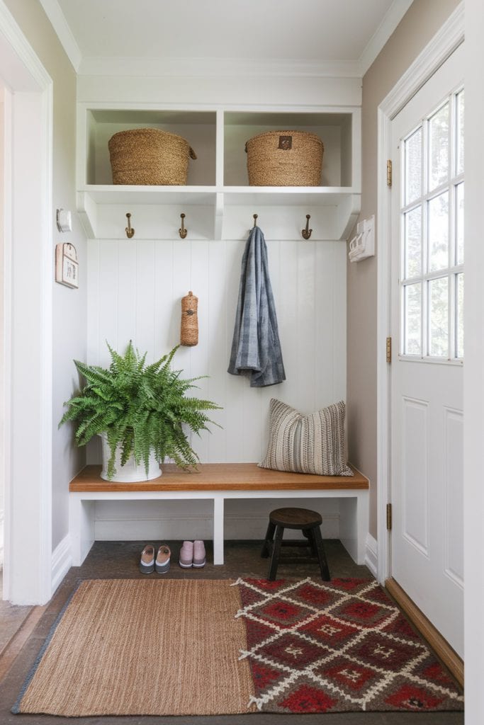 15 Stylish Ideas for a Front Door Mudroom Entryway
